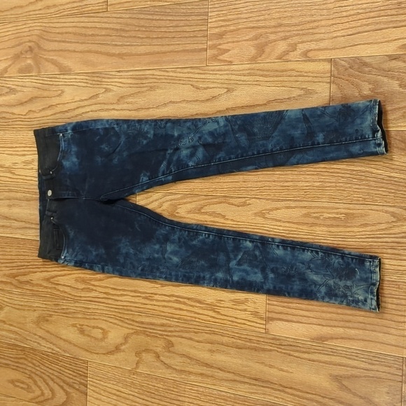 Blank NYC Spray On Super Skinny Jeans with nature pattern and stretch, girls 14 - Picture 1 of 8